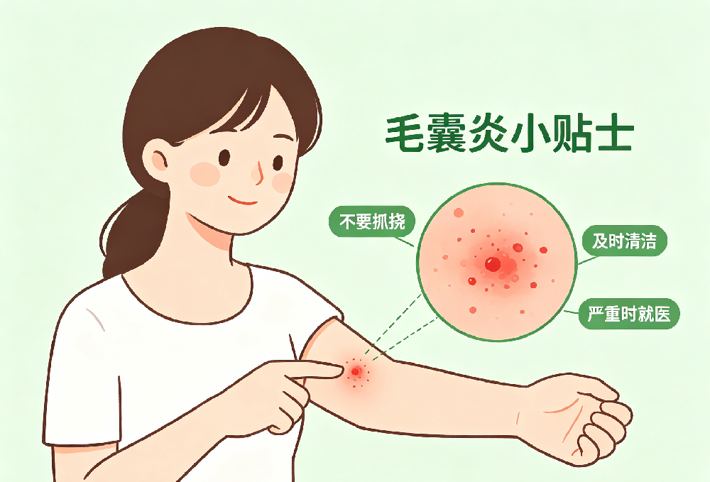 毛囊炎治疗不当，原来危害这么大！