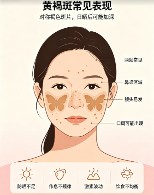 黄褐斑的成因