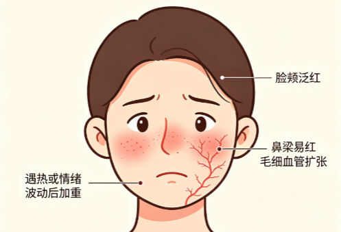 如何认识酒渣鼻（玫瑰痤疮）