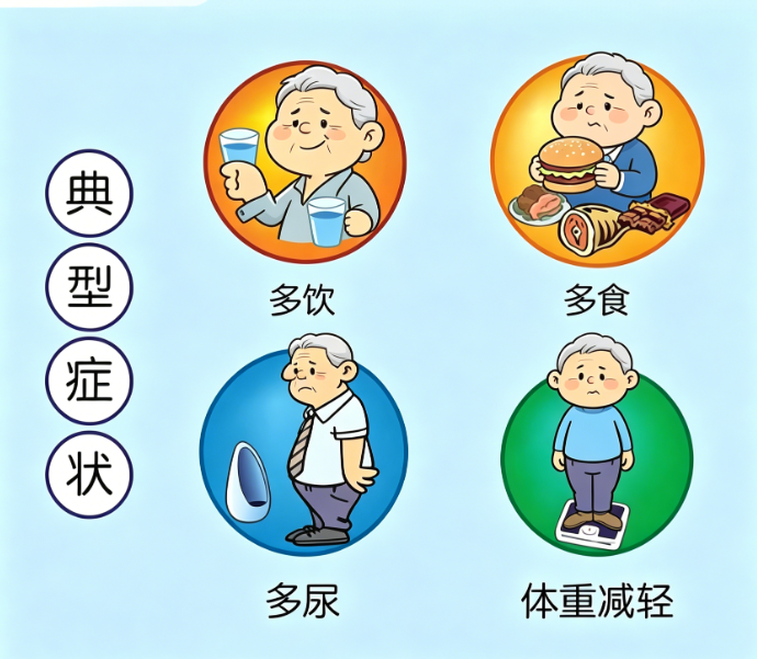 糖尿病的症状你知道多少？